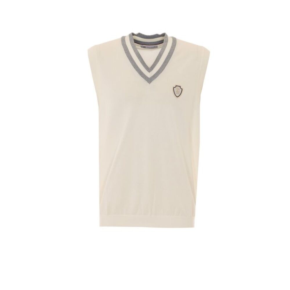 Brunello Cucinelli Men Knit Logo Vest